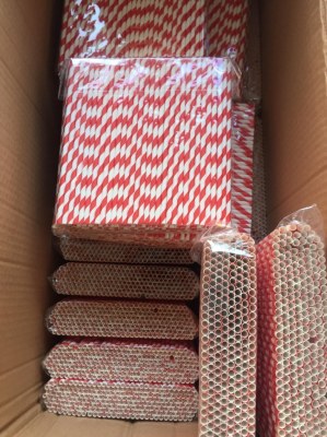 Pailles en papier écologiques et biodégradables