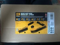 Duo packs de BROSSES MÉTALLIQUES  « Roughneck  uk