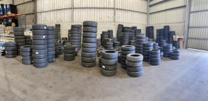 LOT DE PNEUS D'OCCASIONS POUR EXPORT