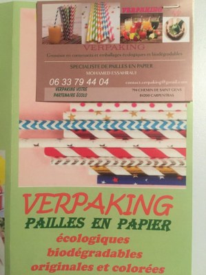 Pailles en papier écologiques et biodégradables