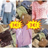 3,00 € dès 20 pièces — Mix de pulls femme, Catégorie A, tailles S–XXL, marques, neufs...