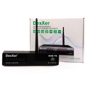 Décodeur TV terrestre HDMI USB HD DVB-T2 WIFi JN-8833HD