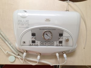 Machine à ultrasons, diamond peeling, gommage