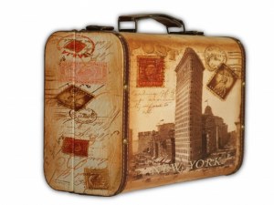 Valise déco américaine NEW YORK USA