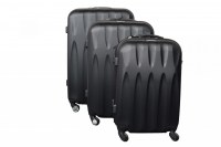 SET DE 3 VALISES NOIRES MARION ROTH