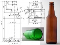 Bouteille neuve 0,50L