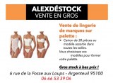 Lots de lingerie de marques en gros à prix imbattable