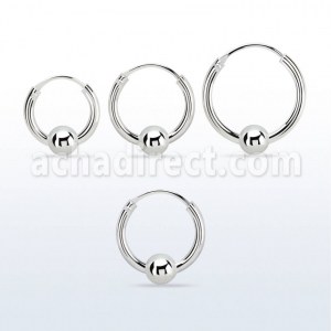 Fournisseur Piercing Argent 925 Anneau Captif