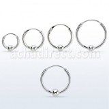 Grossiste Piercing Argent 925 Anneau Captif 16g (1.2mm)