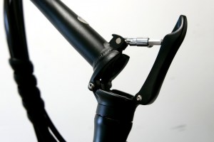 Velo fat bike éléctrique pliant e-Nomad 50 km d'autonomie - Noir et Orange -