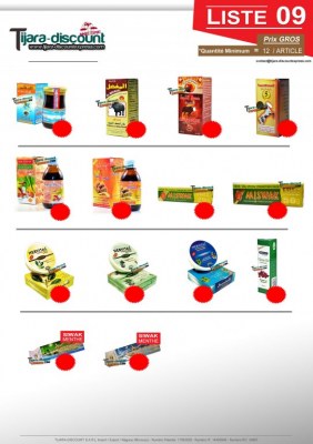 Les Produits Naturels & Cosmétiques du MAROC (LISTE 09)