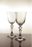 Verres en cristal de bohême