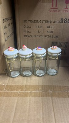 DESTOCKAGE : PETITES VERRINES DÉCORATIVES PÂTISSERIES – 1 212 PIÈCES