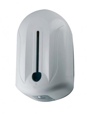 Distributeurs de gel hydroalcoolique sans contact sur pied, avec piles