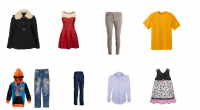 Des lots de vêtements variés pour femmes, hommes et enfants