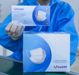 Grands lots de masques faciaux marqué CE de type IIR du Danemark avec un court préavis