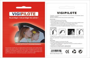 Lot Oreillette Anti Endormissement VIGIPILOTE