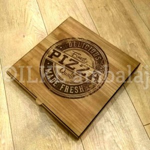 Boite à Pizza Imprimée Vintage- Diverses tailles