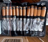 12 ciseaux à bois neuf avec Pochette