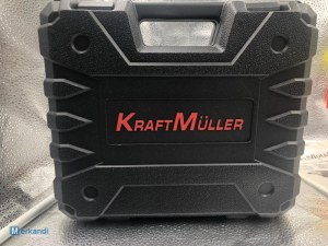 KRAFTMULLER - Duo Perceuse et Visseuse a Chocs 18V sans fil 2 Batterie