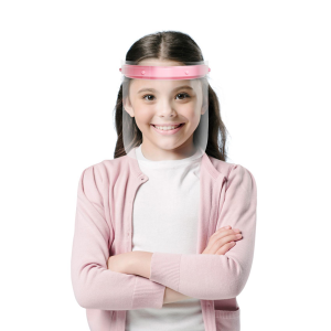 Visière transparente ROSE - H 195 x L 280 x P 0,4 mm