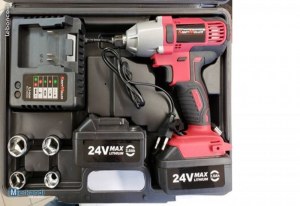 KRAFT MULLER COFFRET CLÉ À CHOC 24V 2Ah AVEC 2 BATTERIES