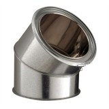 Elément coudé LAHERA Lahnox 45 DEGRES avec collier diamètre 230mm LGI