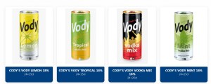 VODY 18 EN GROS