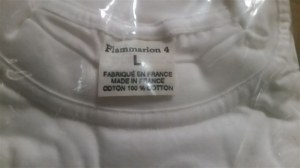 Lot de palettes de textile de marque