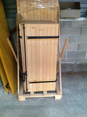 LOT VOLET BOIS (sapin du nord)