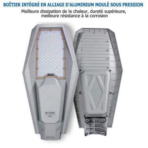 Lampe de rue solaire - Série INTERSTELLAR - 200 Watts - 18000 Lumens - 90 Lumens/Watt...