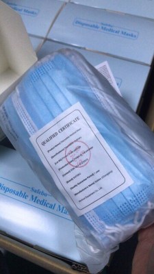 Masque Chirurgical 3 plis CE EN14683