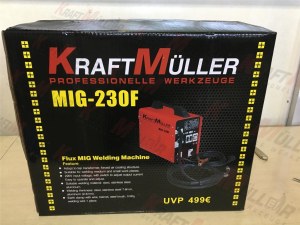 KRAFTMULLER MIG-230F Poste à souder ventilé avec fil continu sans gaz