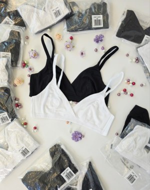 070072 Soutiens-gorge bralettes Petite Fleur (lot de 2)