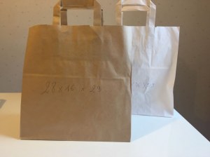 Sac kraft - sac plastique