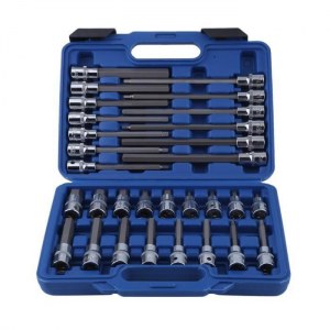 COFFRET DE DOUILLES EMBOUTS HEXAGONAUX 30 PIÈCES KRAFTMULLER