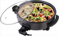 Pizza Pan / Poêle électrique multifonction Royal Swiss 42 cm, 1500 Watt , Modèle : DV...