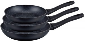 Set de 3 poêles en pierre - Royal Swiss