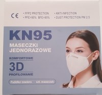 Masques KN95 / FFP2 et Masque Chirugicaux de Stock CE FDA