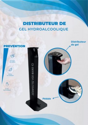 Borne à Gel Hydroalcoolique