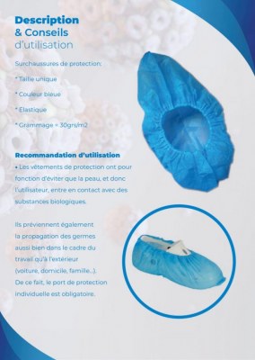 Surchaussures de protection x100