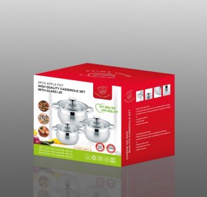 Set de 3 marmites en Inox 3l - 4l et 6L