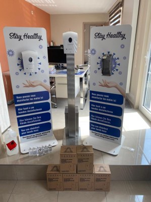 Distributeur de gel hydroalcoolique automatique