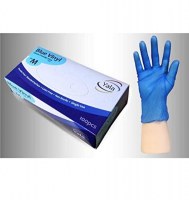 Gant medical vinyl bleu