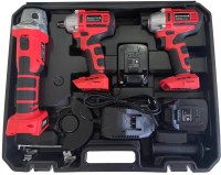 Coffret d'outils 3in1 XL - 20 VOLTS - Perceuse - Clé à chocs - Meuleuse d'angle - Pack...