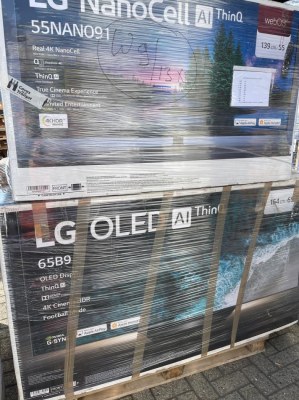 Lot de 186 TV (retours avec emballages d'origine)