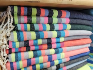 LINGE DE MAISON LOT DE FOUTA 100 % COTON JETE DE LIT SERVIETTE BAIN