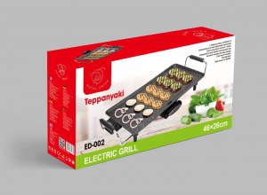 Plancha , Teppanyaki 46 x 26 cm - 2000W - Modèle : Royal Swiss ED-002