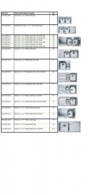 DESTOCKAGE LOT D'EVIER FRANKE INOX