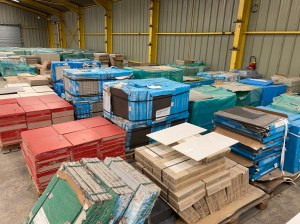 Déstockage de carrelages et dalles de jardin de fabrication française